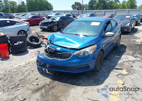 2014 Kia Forte Lx из США, поврежденный, VIN KNAFX4A61E5127217